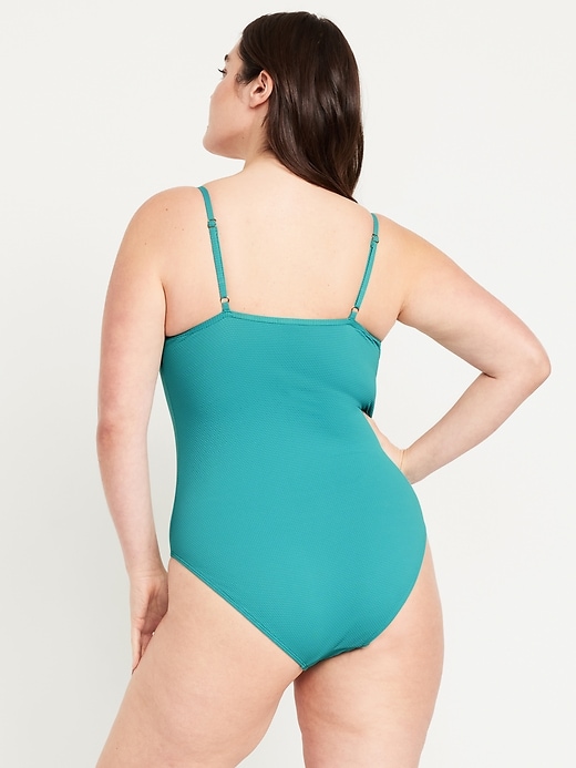 Image number 6 showing, One-Piece Balconette Swimsuit