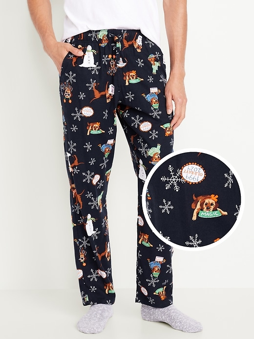 Image number 1 showing, Flannel Pajama Pants for Men