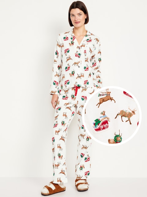Pyjama en flanelle - Rouge