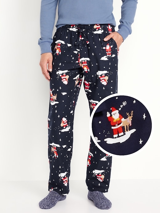 L'image numéro 1 présente Pantalon de pyjama en flanelle pour homme