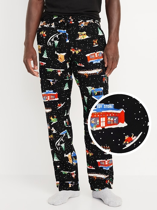 Image number 1 showing, Flannel Pajama Pants for Men