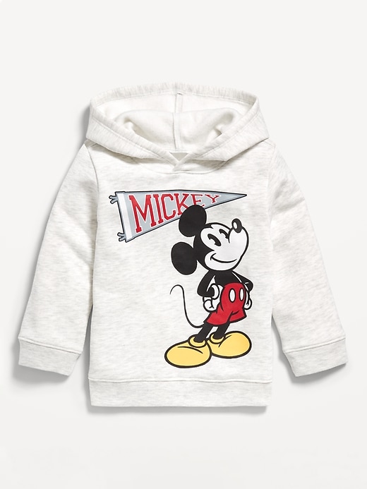 Voir une image plus grande du produit 1 de 2. Chandail à capuchon à imprimé Mickey Mouse de Disney&#169 unisexe pour tout-petit