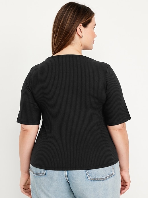 Image number 6 showing, Ribbed T-Shirt