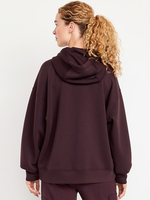 Image number 8 showing, Oversized Bounce Fleece Zip Tunic Hoodie