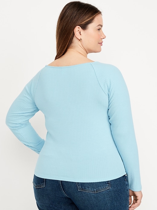 Image number 8 showing, Cinched Rib-Knit Top