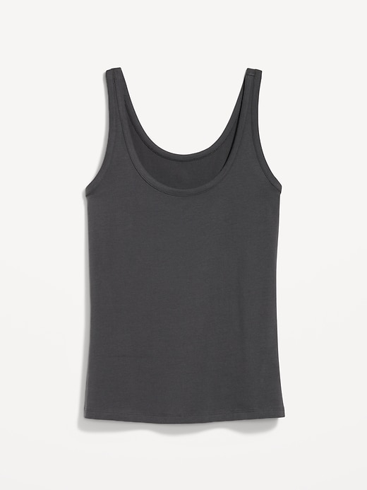 Image number 4 showing, First-Layer Scoop-Neck Tank Top