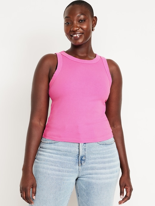 Image number 5 showing, Snug Crop Tank Top