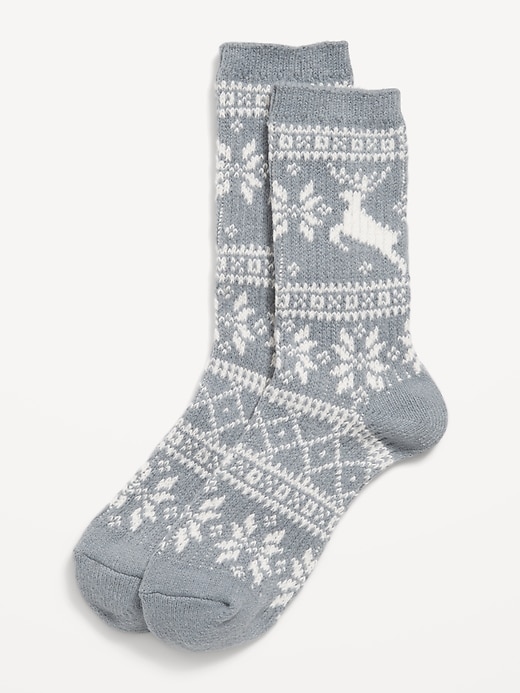 View large product image 1 of 1. Fairisle Crew Sock for Women