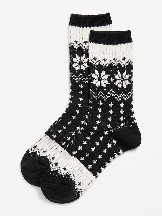 View large product image 1 of 1. Fairisle Crew Sock for Women