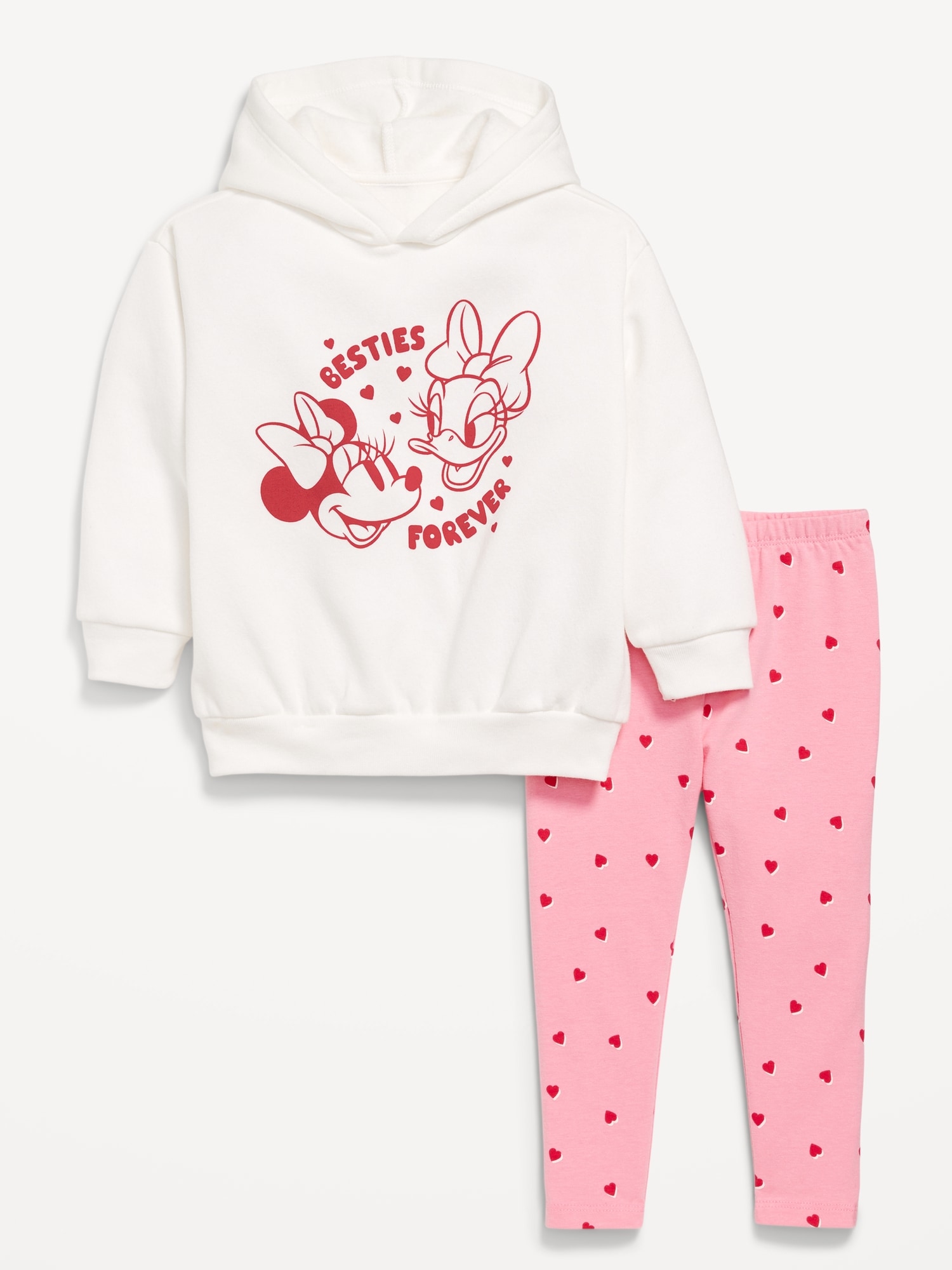 Disney© Graphic Tunic Hoodie and Leggings Set for Toddler Girls