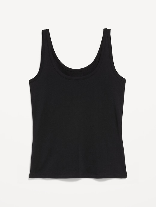 Image number 4 showing, First-Layer Scoop-Neck Tank Top