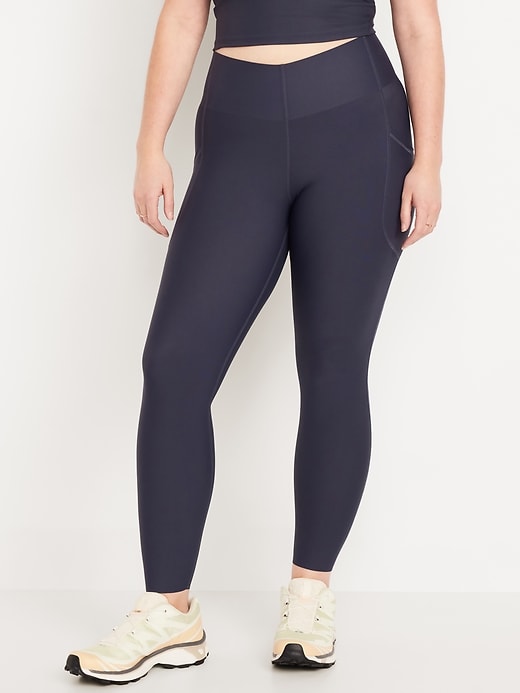 Image number 4 showing, High-Waisted PowerSoft Sculpt 7/8 Pocket Leggings