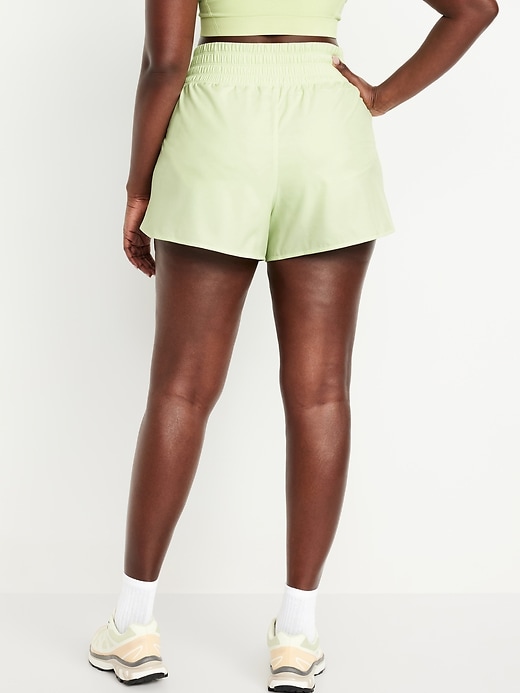 Image number 7 showing, Extra High-Waisted Crinkle Run Shorts -- 3-inch inseam