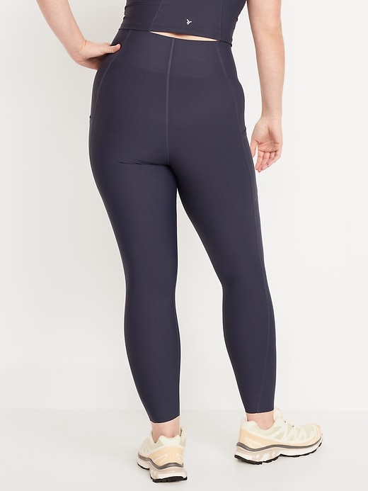 Image number 5 showing, High-Waisted PowerSoft Sculpt 7/8 Pocket Leggings