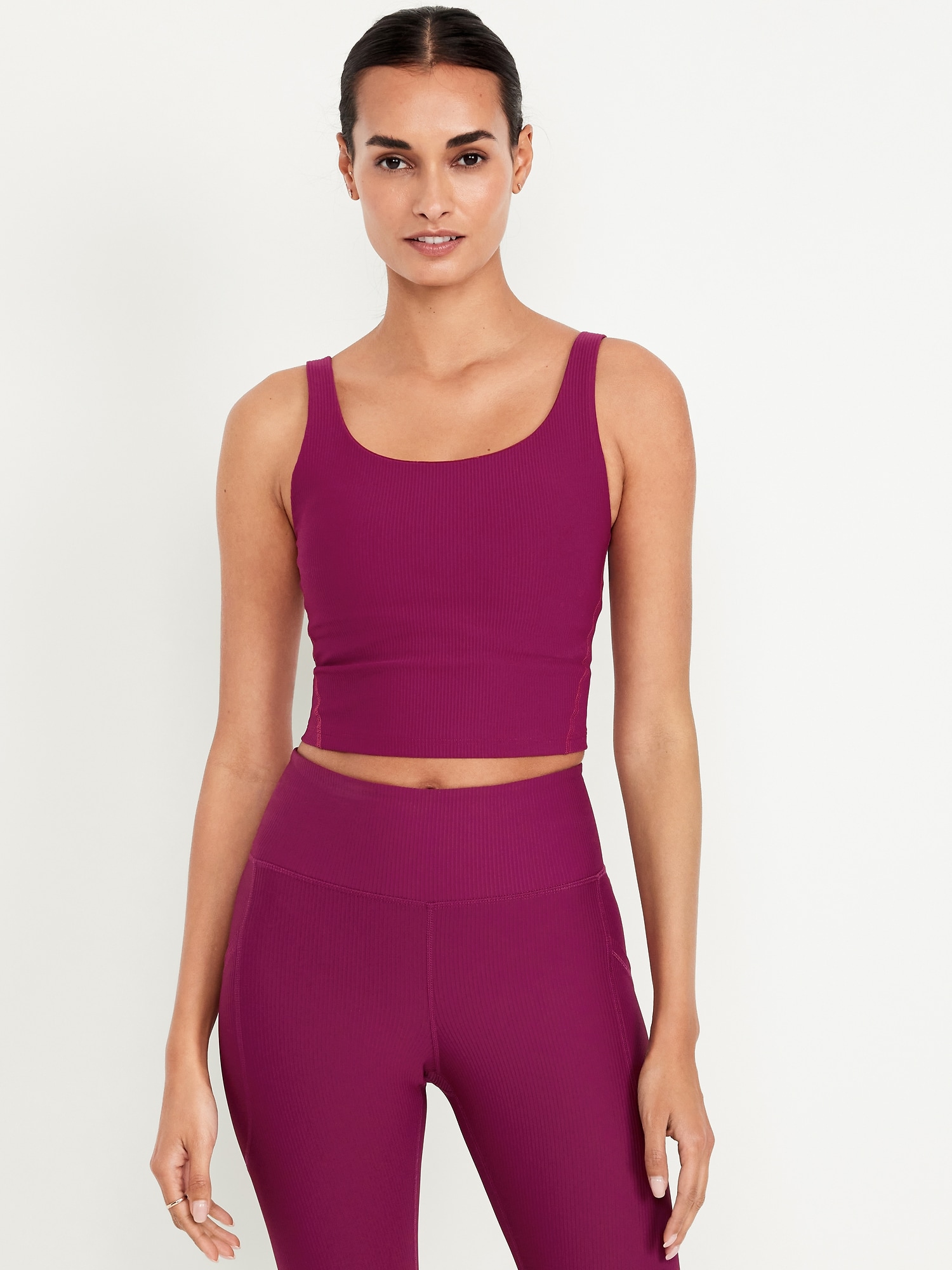 Light Support PowerSoft Rib Longline Sports Bra