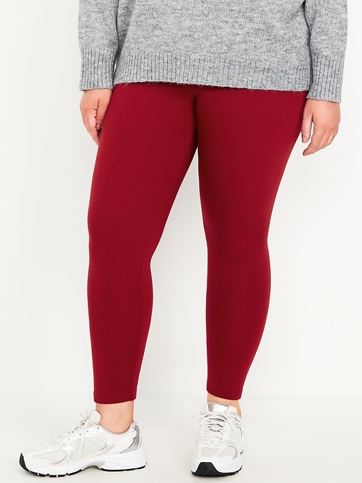 Image number 7 showing, High-Waisted Fleece-Lined Leggings