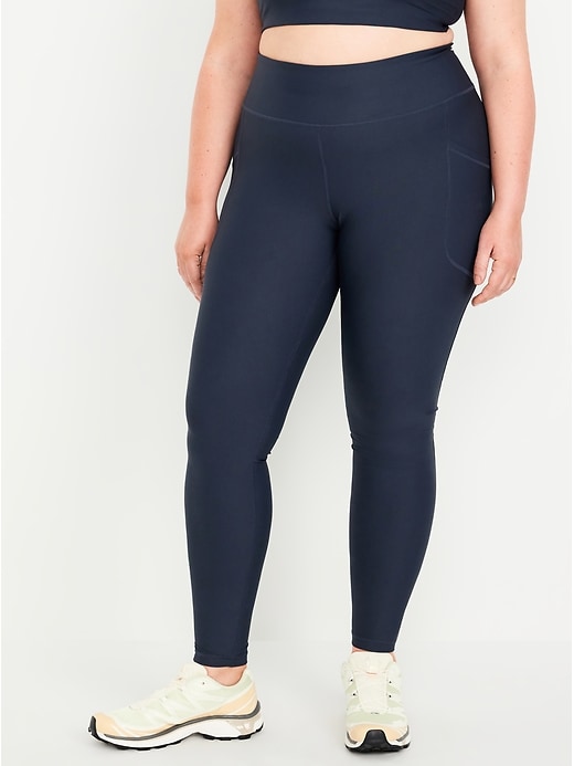 Image number 6 showing, High-Waisted PowerSoft Full-Length Pocket Leggings