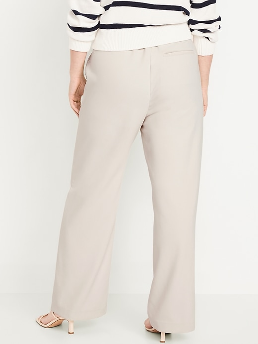 Image number 6 showing, Extra High-Waisted Taylor Wide-Leg Trouser Pants