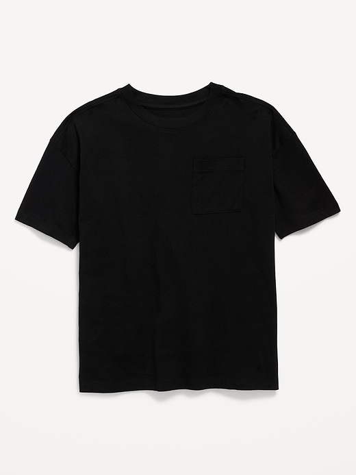 View large product image 1 of 1. Oversized Short-Sleeve Pocket T-Shirt for Boys