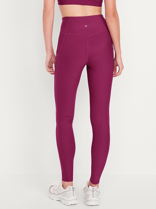 L'image numéro 2 présente Legging PowerSoft à poche à taille haute pleine longueur