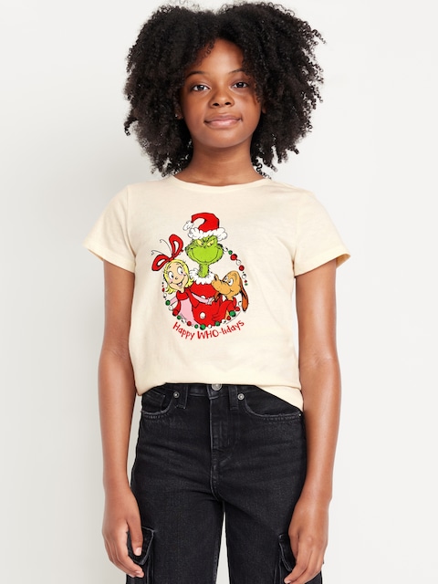 Short-Sleeve Licensed Graphic T-Shirt for Girls