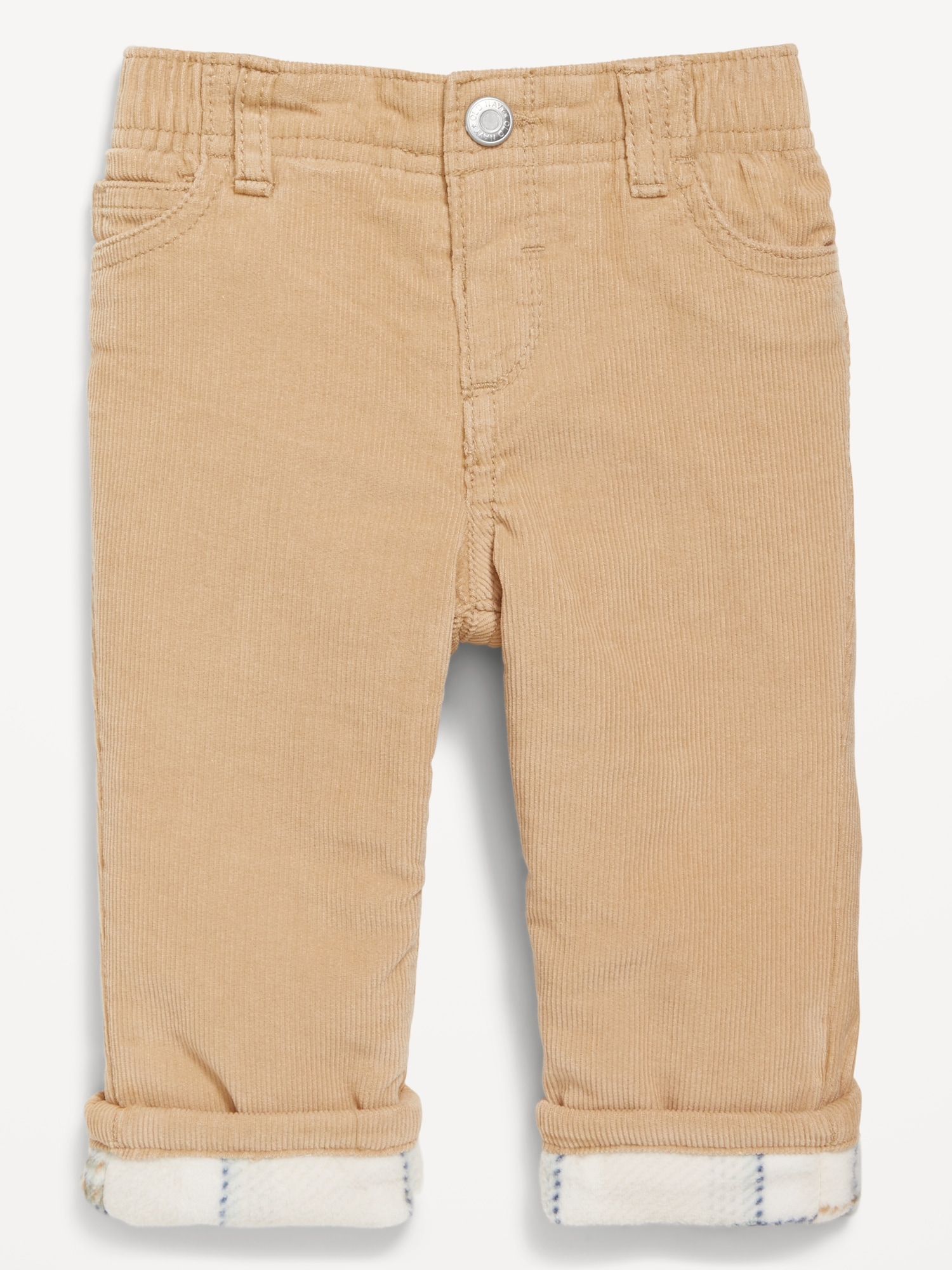 Loose Cozy-Lined Corduroy Pants for Baby