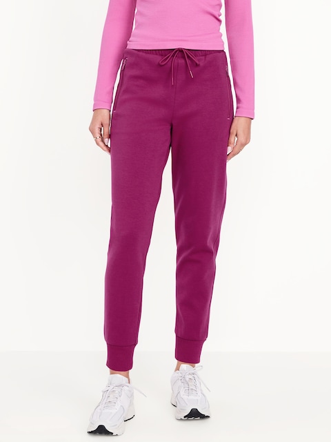 High-Waisted Dynamic Fleece Jogger Sweatpants