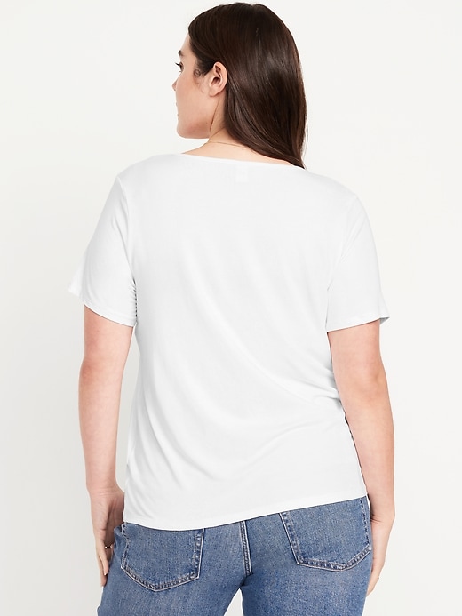 Image number 6 showing, Luxe V-Neck T-Shirt