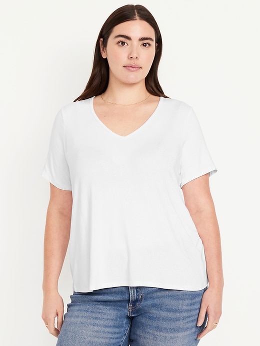 Image number 5 showing, Luxe V-Neck T-Shirt