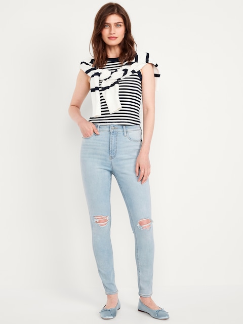 Extra High-Waisted Rockstar 360° Stretch Super-Skinny Jeans