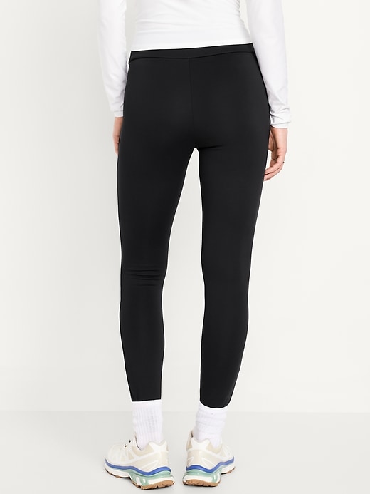 Image number 2 showing, High-Waisted PowerSoft Coze Edition Fleece-Lined Full-Length Leggings