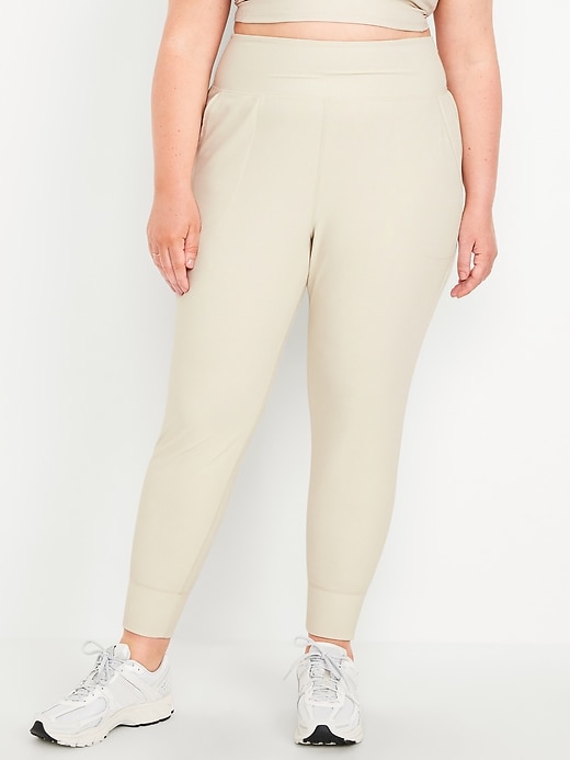 Image number 6 showing, High-Waisted PowerSoft Rib 7/8 Joggers