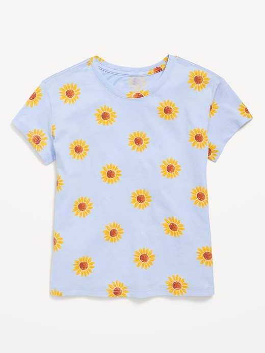 View large product image 1 of 1. Softest Short-Sleeve Printed T-Shirt for Girls