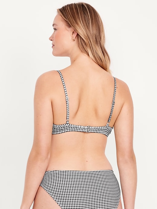 Image number 6 showing, Textured Underwire Balconette Swim Top