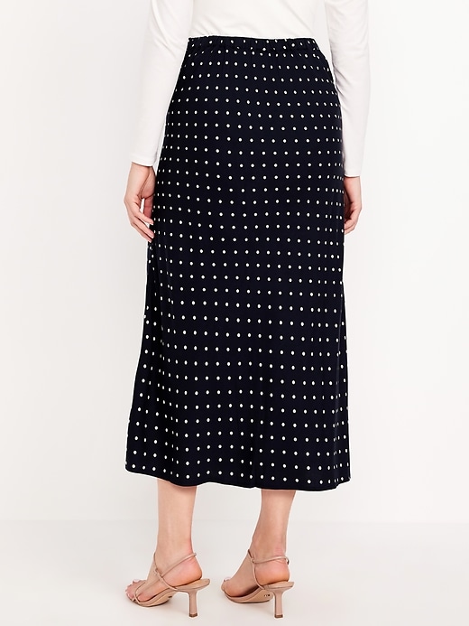 Image number 6 showing, Crepe A-Line Midi Skirt