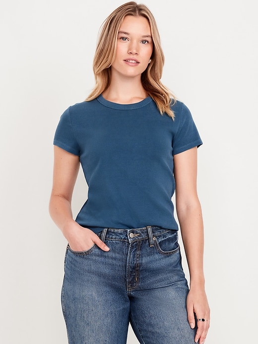 Image number 5 showing, Snug Crop T-Shirt