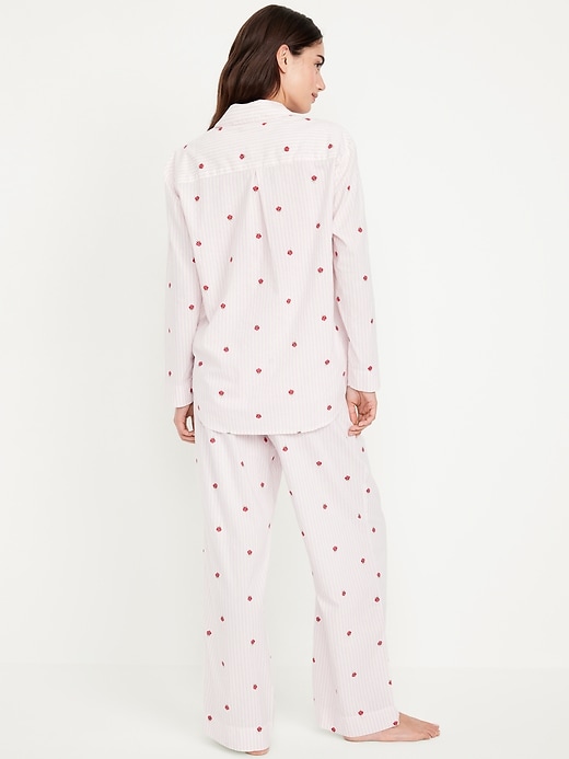 Image number 3 showing, Poplin Pajama Pant Set