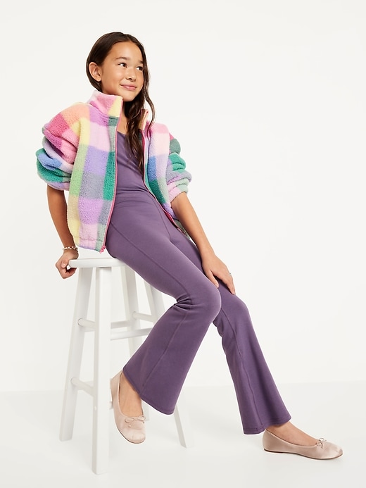 Image number 3 showing, Sleeveless PowerChill Flare-Leg Bodysuit for Girls