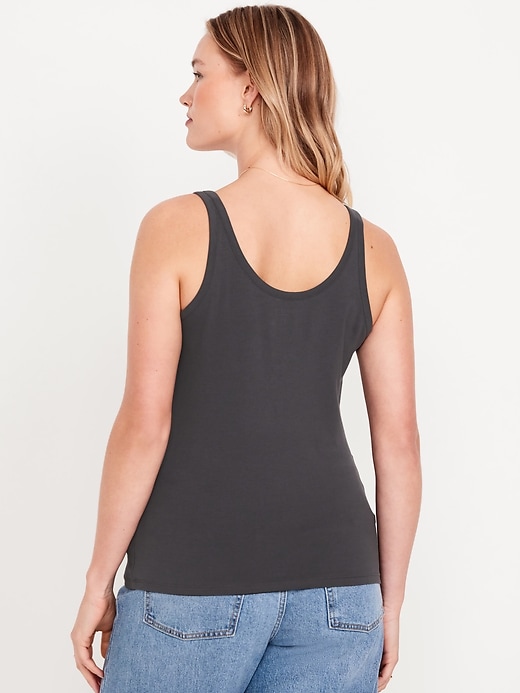 Image number 6 showing, First-Layer Scoop-Neck Tank Top