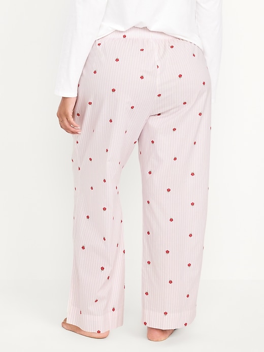 L'image numéro 8 présente Pantalon de pyjama à taille haute assorti pour Femme