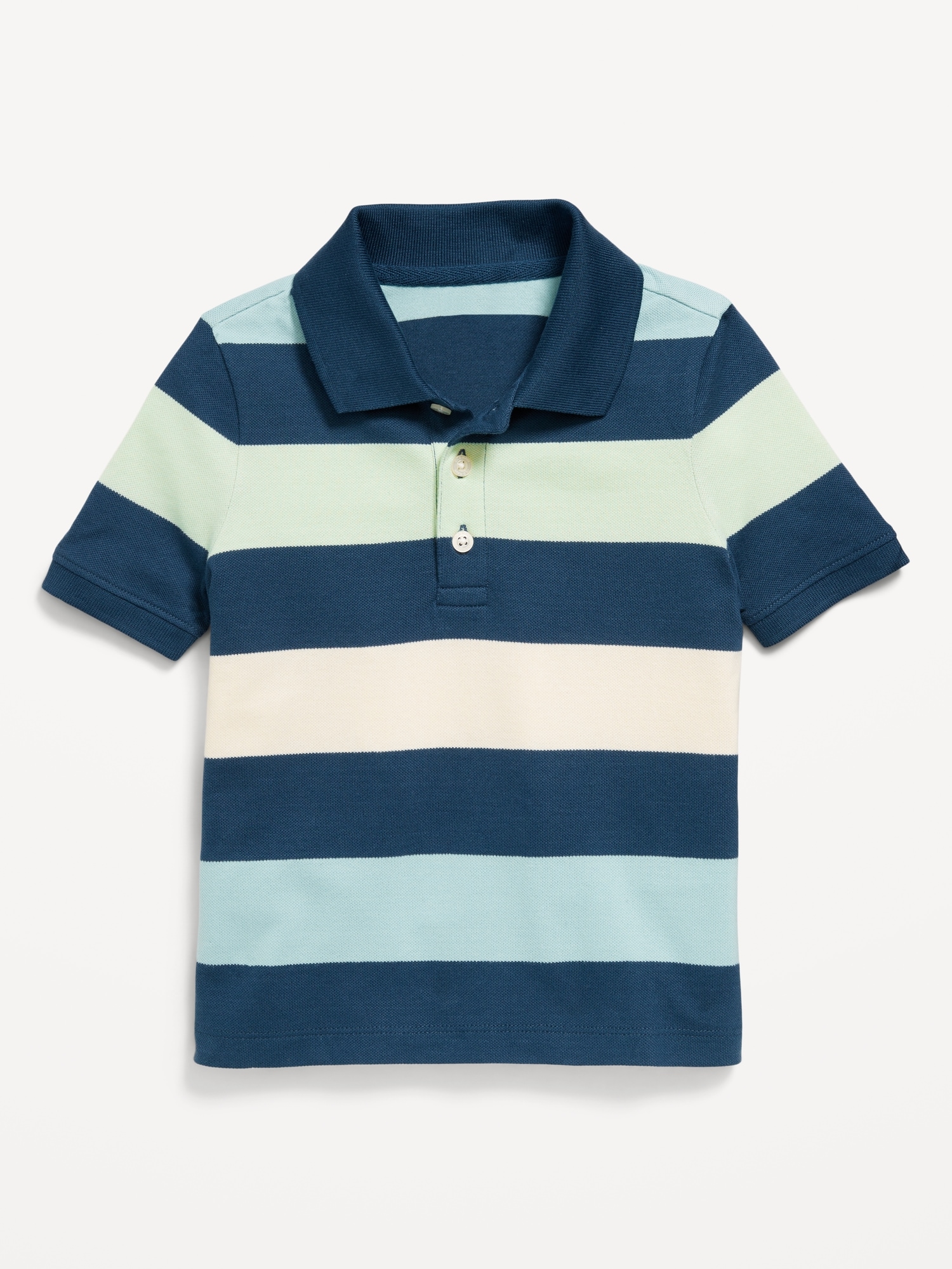 Short-Sleeve Pique Polo Shirt for Toddler Boys