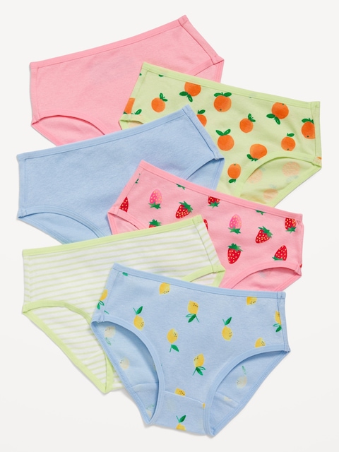 Culotte bikini pour toute-petite fille (paquet de 6)