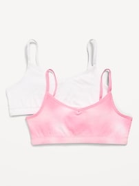 L'image numéro 1 présente Soutien-gorge camisole pour fille (paquet de 2)
