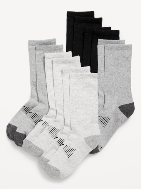 Crew Go-Dry Performance Socks 6-Pack for Boys