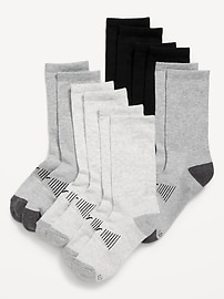 Image number 1 showing, Crew Go-Dry Performance Socks 6-Pack for Boys