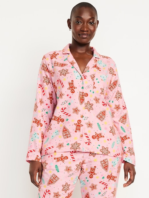 Image number 5 showing, Flannel Pajama Top