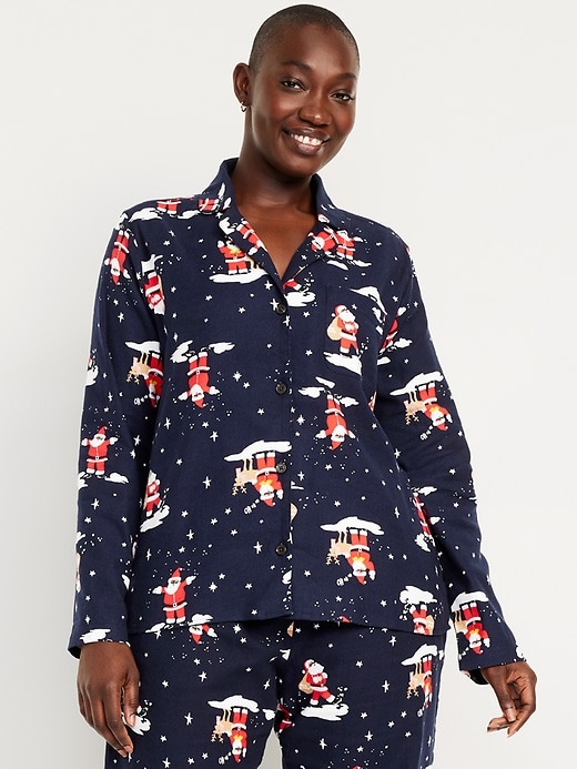 Image number 5 showing, Flannel Pajama Top