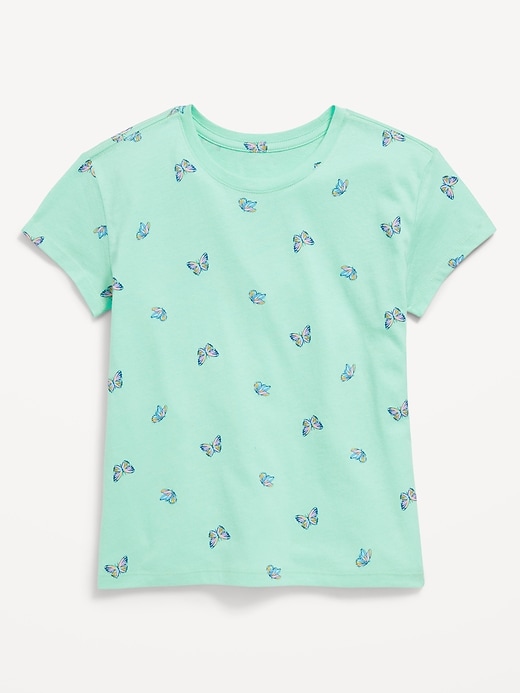 View large product image 1 of 3. Softest Short-Sleeve Printed T-Shirt for Girls