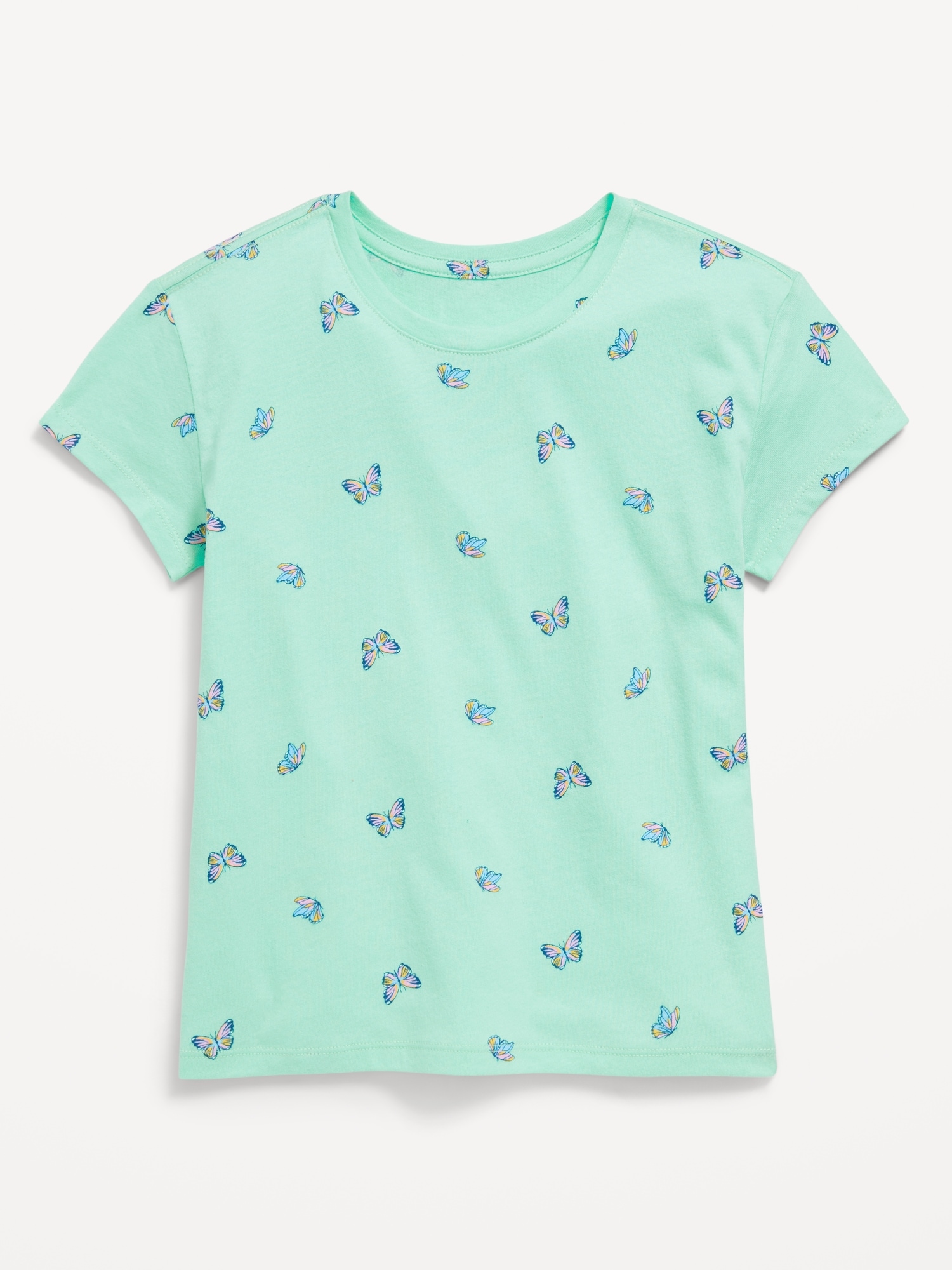 Softest Short-Sleeve Printed T-Shirt for Girls