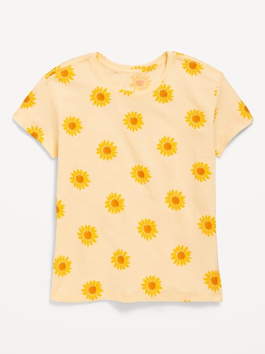 View large product image 1 of 2. Softest Short-Sleeve Printed T-Shirt for Girls